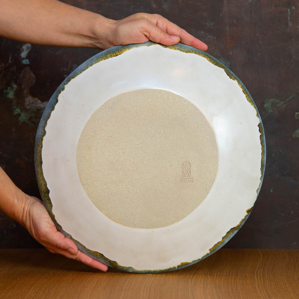 Inkblot Rimless Serving Platter