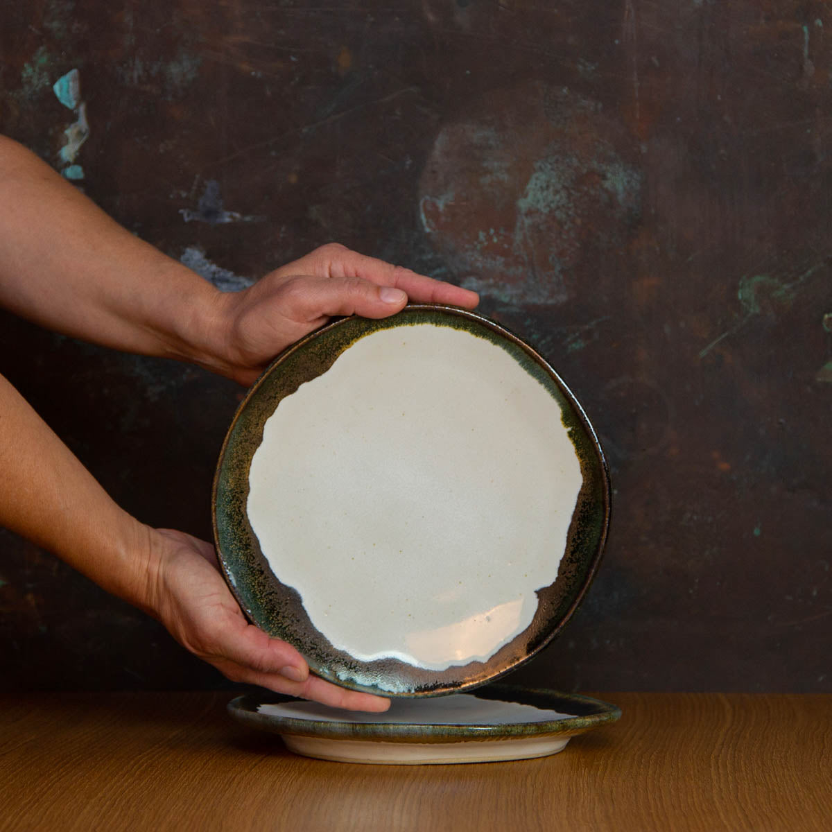 Inkblot Salad Plate