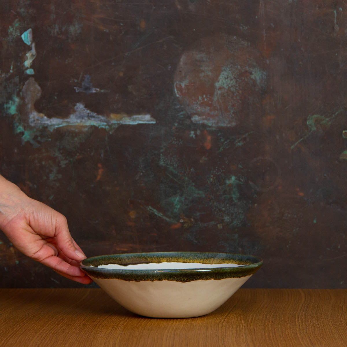 Inkblot Serving Bowl