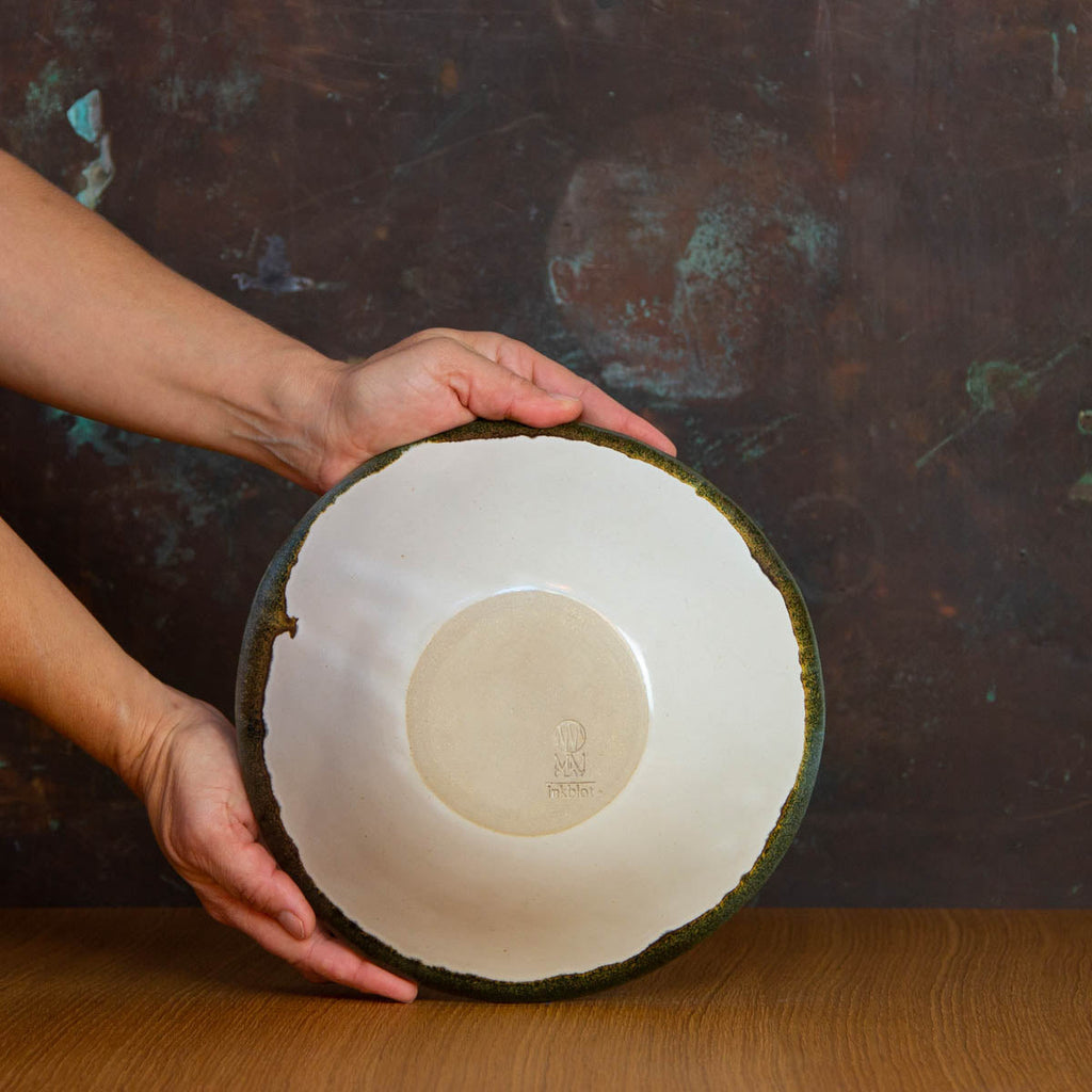 Inkblot Serving Bowl