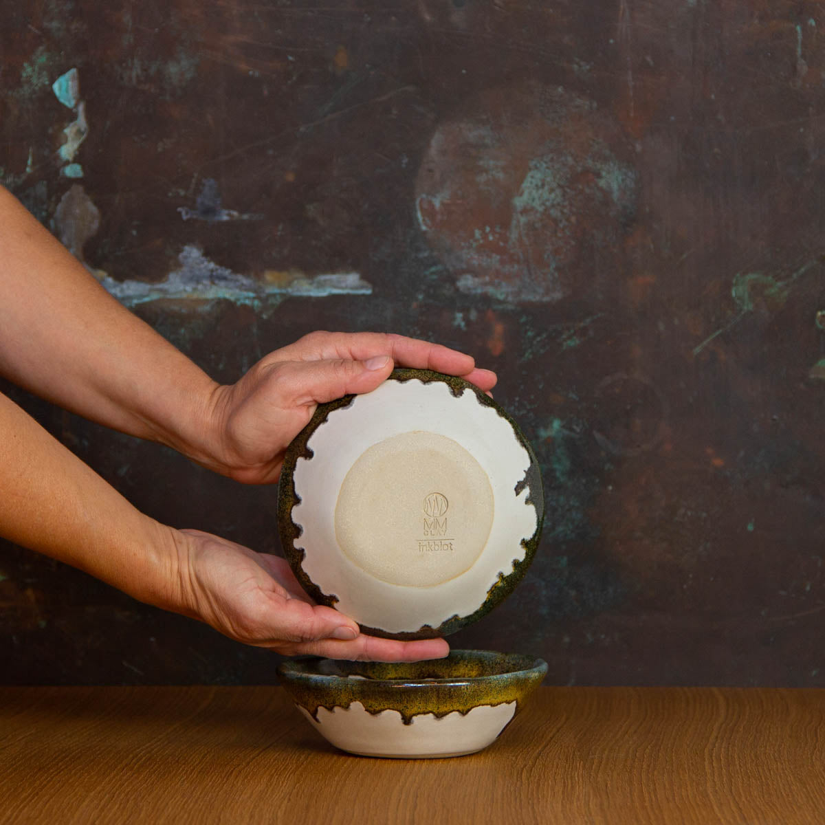 Inkblot Small Soup Bowl