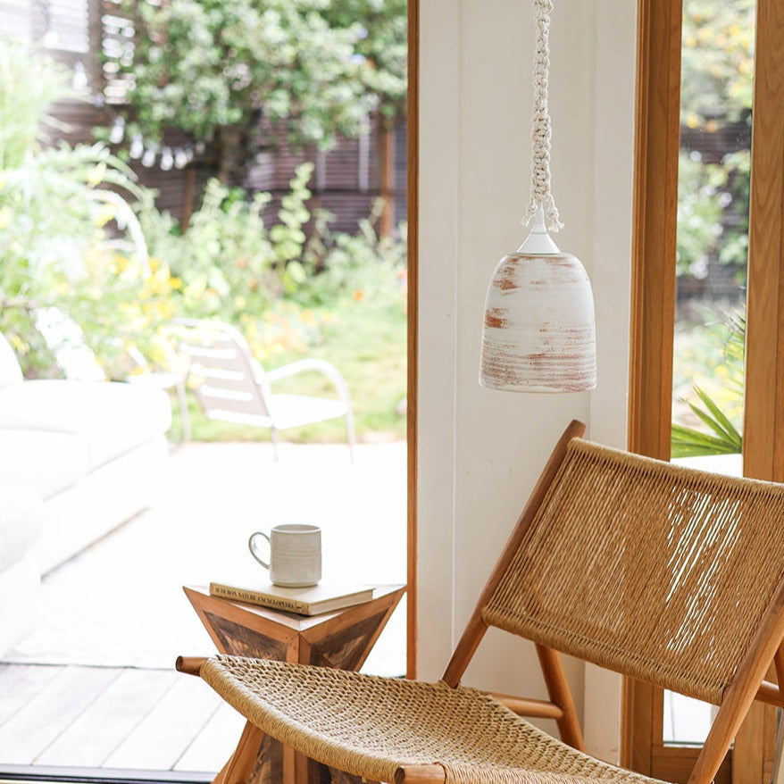 Bell Pendant with Circular Texture