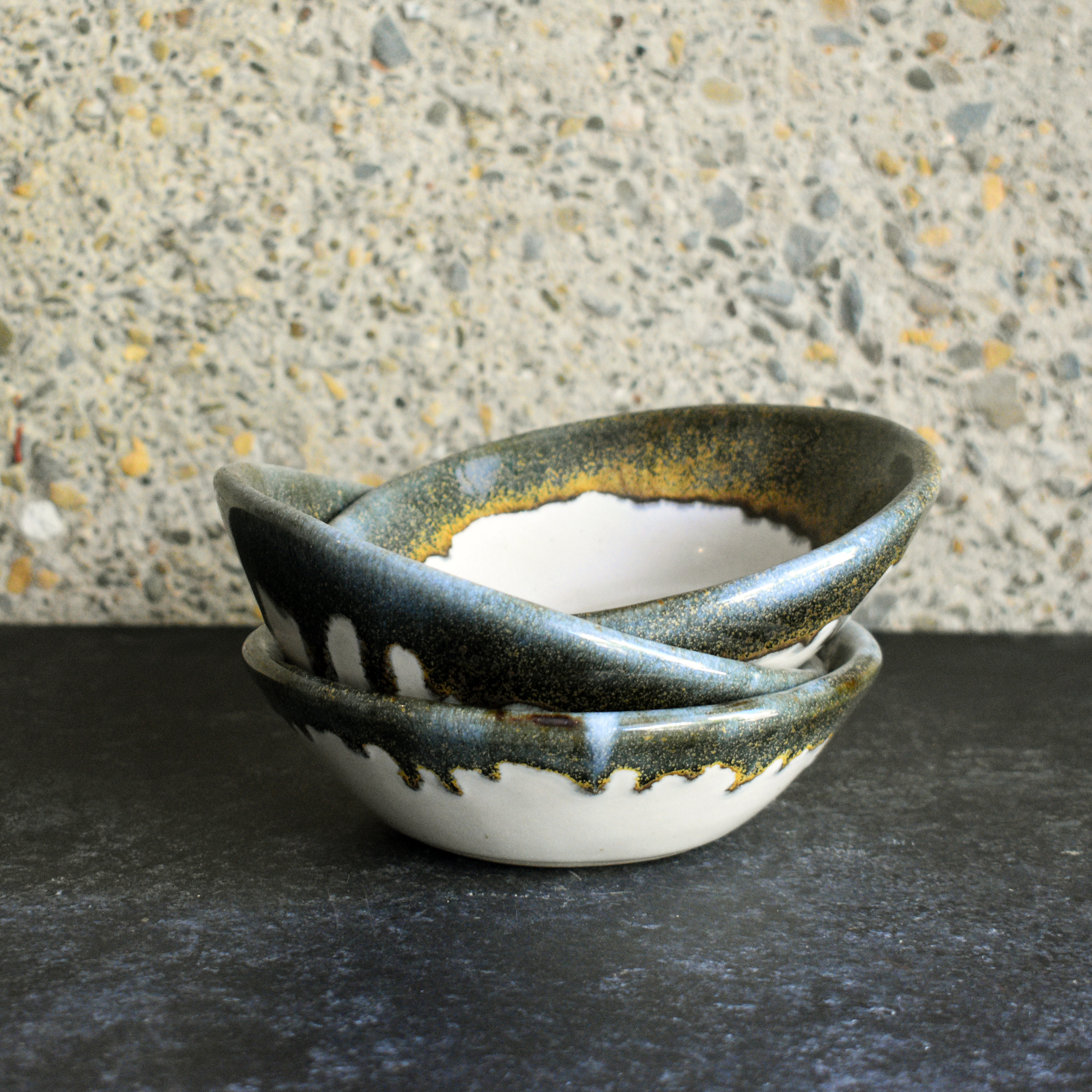 Inkblot Small Soup Bowl
